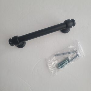 Matte Black Cabinet Pulls Set of 6 NWT Heavy Duty Hardware